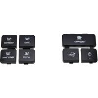 Bedientasten schwarz matt für Saeco Exprelia HD8854